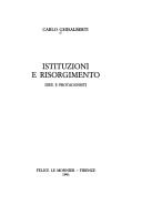 Cover of: Istituzioni e Risorgimento: idee e protagonisti