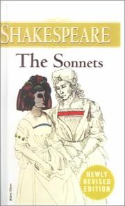 Cover of: The Sonnets (Signet Classic Shakespeare) by William Shakespeare