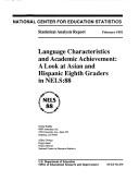 Cover of: Language characteristics and academic achievement by Denise Bradby, Denise Bradby