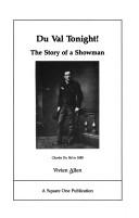 Cover of: Du Val tonight!: the story of a showman