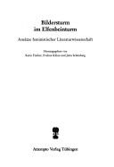 Cover of: Bildersturm im Elfenbeinturm: Ansätze feministischer Literaturwissenschaft