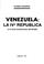 Cover of: Venezuela