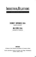 Cover of: Industrial relations in Canadian industry