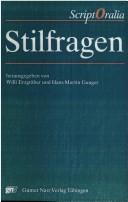 Cover of: Stilfragen by herausgegeben von Willi Erzgräber und Hans-Martin Gauger ; in Zusammenarbeit mit Eugen Bader und Sabine Habermalz.