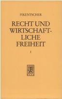 Cover of: Recht und wirtschaftliche Freiheit