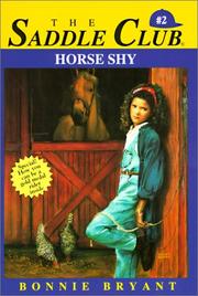 Cover of: Horse Shy by Bonnie Bryant