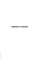 Cover of: Versiones y pasiones