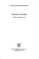 Cover of: Vernunft als Weisheit: Studien zum späten Lessing