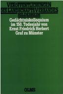 Ernst Friedrich Herbert Graf zu Münster by Josef Nolte