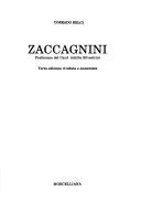 Cover of: Zaccagnini by Corrado Belci
