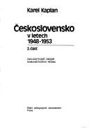 Československo by Karel Kaplan