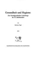 Cover of: Gesundheit und Hygiene by Marianne Pagel