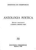 Cover of: Antología poetica