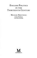 Cover of: English politics in the thirteenth century