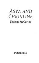 Cover of: Asya and Christine by Thomas McCarthy