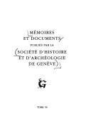 Cover of: Messieurs de la Justice et leur greffe: aspects de la législation, de l'administration de la justice civile genevoise et du monde de la pratique sous l'Ancien Régime