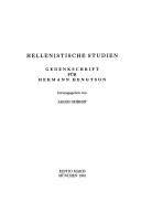 Cover of: Hellenistische Studien: Gedenkschrift für Hermann Bengtson