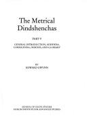 Cover of: The Metrical dindshenchas