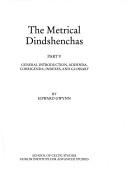 Cover of: The Metrical dindshenchas by [edited] by Edward Gwynn.