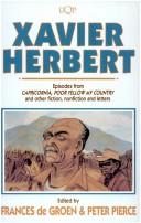 Cover of: Xavier Herbert by Xavier Herbert