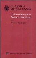 Cover of: Untersuchungen zu Dares Phrygius