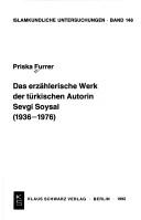 Das Erzählerische Werk der türkischen Autorin Sevgi Soysal (1936-1976) by Priska Furrer