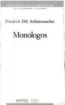 Monologen by Friedrich Schleiermacher
