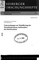 Cover of: Untersuchungen zur Modellierung des Warmbandwalzens, insbesondere des Stauchwalzens