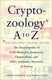 Cover of: Cryptozoology A to Z by Loren Coleman, Jerome Clark
