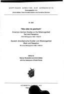 Cover of: "Waz sider da geschach": American-German studies on the Nibelungenlied : text and reception : with bibliography 1980-1990/91 = Deutsch-amerikanische Studien zum Nibelungenlied : Werk und Rezeption : mit einer Bibliographie 1980-1990/91