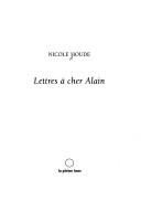 Cover of: Lettres à cher Alain