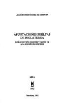 Cover of: Apuntaciones sueltas de Inglaterra