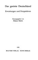 Cover of: Das Geeinte Deutschland: Erwartungen und Perspektiven