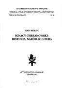 Cover of: Ignacy Chrzanowski by Jerzy Keiling