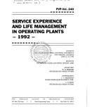 Cover of: Service experience and life management in operating plants, 1992: presented at the 1992 Pressure Vessels and Piping Conference, New Orleans, Louisiana, June 21-25, 1992