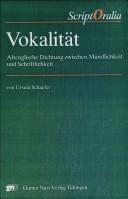 Cover of: Vokalität: altenglische Dichtung zwischen Mündlichkeit und Schriftlichkeit