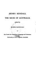 Cover of: Henry Kendall: the muse of Australia