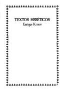 Cover of: Textos heréticos