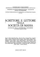 Cover of: Scrittore e lettore nella società di massa: sociologia della letteratura e ricezione : lo stato degli studi