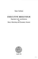 Executive behaviour by Sune Carlson