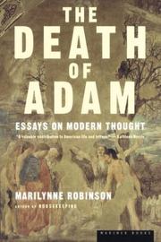 Cover of: The Death of Adam by Marilynne Robinson
