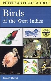 Cover of: A Field Guide to the Birds of the West Indies (Peterson Field Guides(R))
