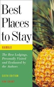 Cover of: Best Places to Stay in Hawaii, Sixth Edition