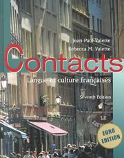 Cover of: Contacts: Langue Et Culture Françaises