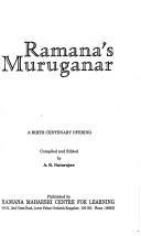Cover of: Ramana's Muruganar: a birth centenary offering