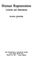 Cover of: Human regeneration by Radha Burnier