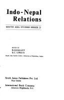 Cover of: Indo-Nepal relations