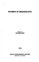 Cover of: Women in Meghalaya by edited by Soumen Sen.