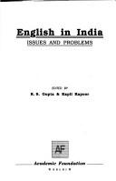 Cover of: English in India, issues and problems