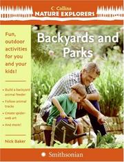 Cover of: Backyards and Parks (Collins Nature Explorers) (Collins Nature Explorers)